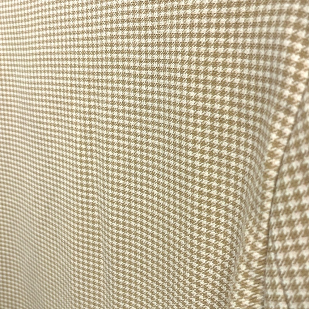 Aritzia Wilfred Sophia Houndstooth Oversized Blazer in beige - size small - Picture 7 of 12